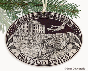 Bell County Kentucky Engraved Ornament