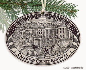 Calloway County Kentucky Engraved Ornament