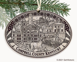 Campbell County Kentucky Engraved Ornament