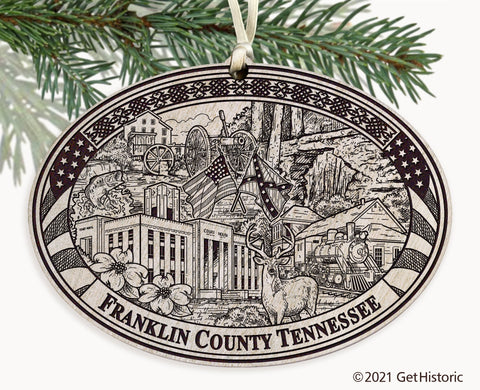 Franklin County Tennessee Engraved Ornament