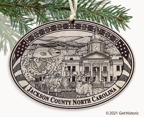 Jackson County North Carolina Engraved Ornament