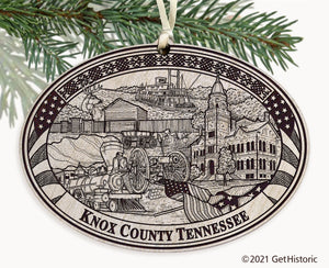 Knox County Tennessee Engraved Ornament