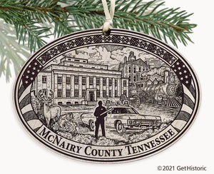 McNairy County Tennessee Engraved Ornament
