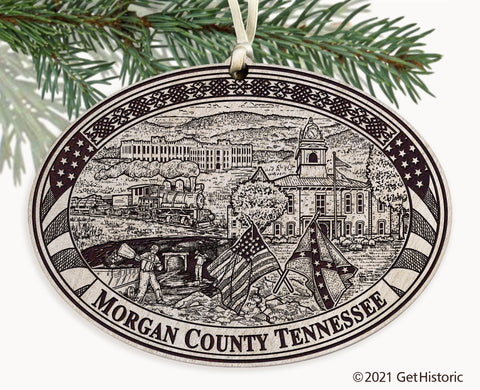 Morgan County Tennessee Engraved Ornament
