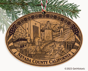 Personalized Wooden Engraved Natural Ornament