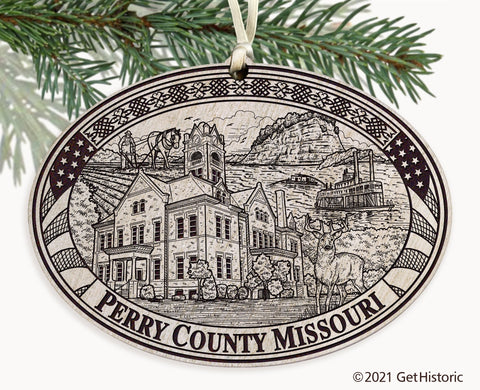 Perry County Missouri Engraved Ornament