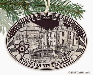 Roane County Tennessee Engraved Ornament