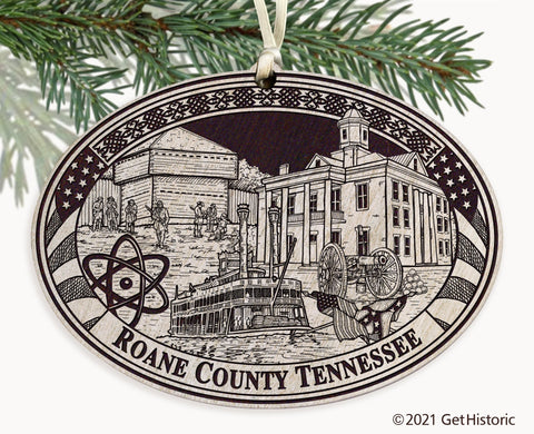 Roane County Tennessee Engraved Ornament