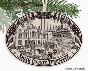 Smith County Tennessee Engraved Ornament